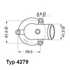 термостат WAHLER 4279.87D