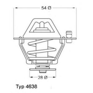 термостат WAHLER 4638.82D