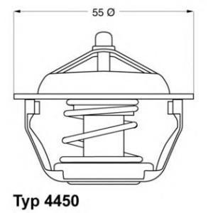 термостат WAHLER 4450.83D