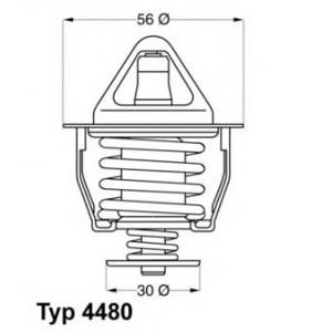 термостат WAHLER 4480.82D 