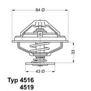 термостат WAHLER 4516.85D 