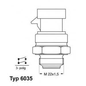 термошалтер WAHLER 6035.92D