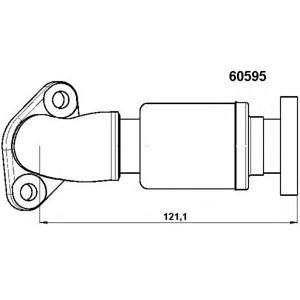 тръбопровод, agr-вентил WAHLER 60595D