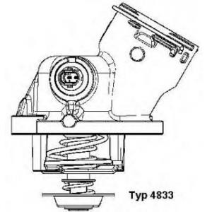термостат WAHLER 4833.100D