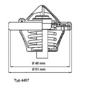 термостат WAHLER 4457.82D