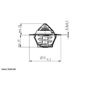 термостат WAHLER 410806.88D