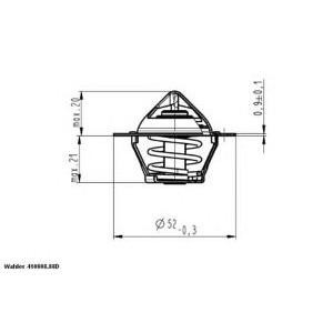 термостат WAHLER 410808.88D 