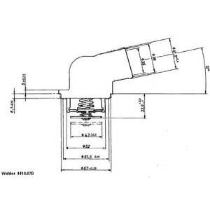 термостат WAHLER 4414.87D