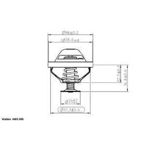 термостат WAHLER 4489.90D 