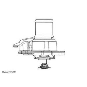 термостат WAHLER 3171.82D 
