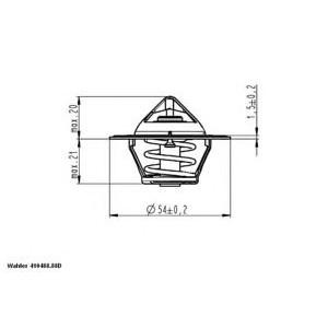 термостат WAHLER 410488.88D