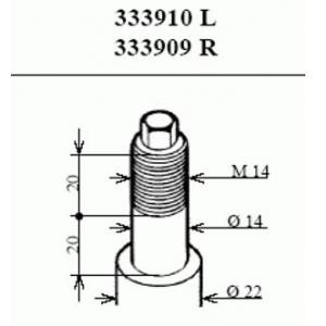 амортисьор KYB 333909 