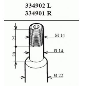 амортисьор KYB 334902 