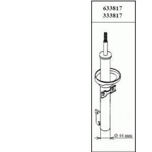 амортисьор KYB 633817 