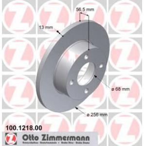 спирачен диск ZIMMERMANN 100.1218.00 