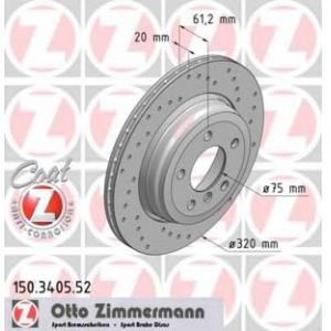 спирачен диск ZIMMERMANN 150.3405.52 