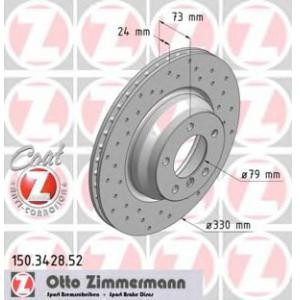 спирачен диск ZIMMERMANN 150.3428.52