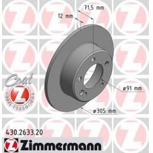 спирачен диск ZIMMERMANN 430.2633.20
