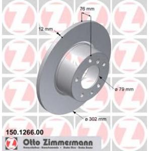 спирачен диск ZIMMERMANN 150.1266.00 