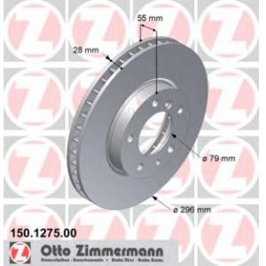 спирачен диск ZIMMERMANN 150.1275.00 