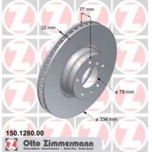 спирачен диск ZIMMERMANN 150.1280.00 