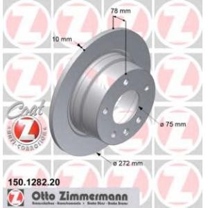 спирачен диск ZIMMERMANN 150.1282.20 