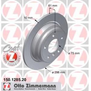 спирачен диск ZIMMERMANN 150.1285.20 