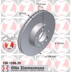 спирачен диск ZIMMERMANN 150.1296.20 