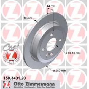 спирачен диск ZIMMERMANN 150.3401.20 