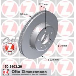 спирачен диск ZIMMERMANN 150.3403.20 