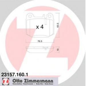 накладки ZIMMERMANN 23157.160.1 