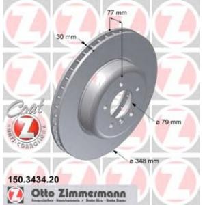 спирачен диск ZIMMERMANN 150.3434.20