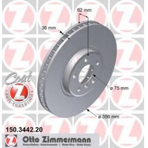 спирачен диск ZIMMERMANN 150.3442.20 