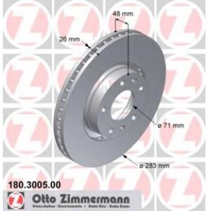 спирачен диск ZIMMERMANN 180.3005.00 