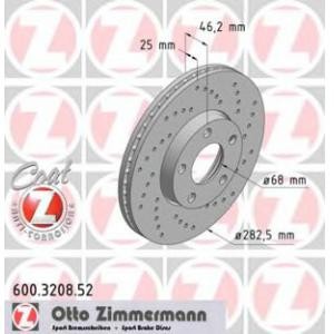 спирачен диск ZIMMERMANN 600.3208.52
