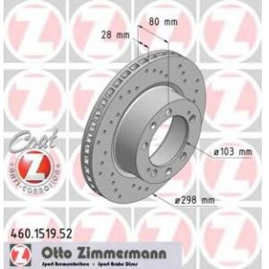 спирачен диск ZIMMERMANN 460.1519.52 