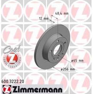 спирачен диск ZIMMERMANN 600.3222.20
