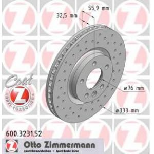 спирачен диск ZIMMERMANN 600.3231.52