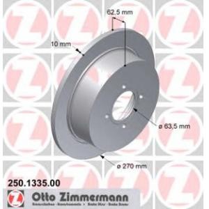 спирачен диск ZIMMERMANN 250.1335.00