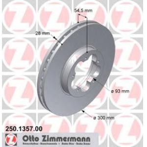 спирачен диск ZIMMERMANN 250.1357.00 