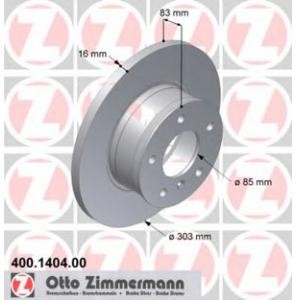 спирачен диск ZIMMERMANN 400.1404.00 