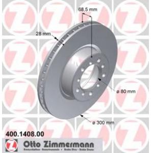 спирачен диск ZIMMERMANN 400.1408.00 