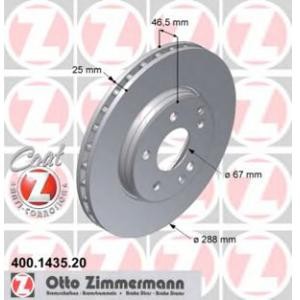 спирачен диск ZIMMERMANN 400.1435.20 
