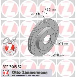 спирачен диск ZIMMERMANN 370.3065.52 
