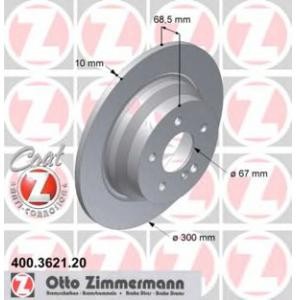 спирачен диск ZIMMERMANN 400.3621.20 
