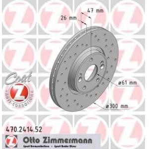 спирачен диск ZIMMERMANN 470.2414.52 