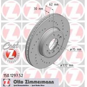 спирачен диск ZIMMERMANN 150.1297.52 