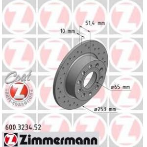 спирачен диск ZIMMERMANN 600.3234.52