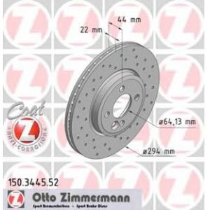 спирачен диск ZIMMERMANN 150.3445.52