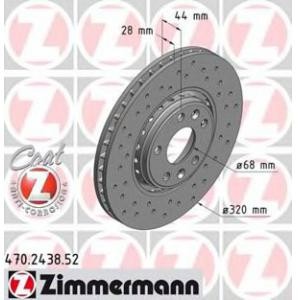спирачен диск ZIMMERMANN 470.2438.52